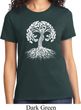 Yoga White Celtic Tree Ladies Shirt