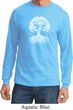 Yoga White Celtic Tree Long Sleeve Shirt