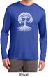 Yoga White Celtic Tree Mens Dry Wicking Long Sleeve Shirt