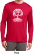 Yoga White Celtic Tree Mens Dry Wicking Long Sleeve Shirt