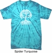 Yoga White Celtic Tree Spider Tie Dye Shirt