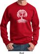Yoga White Celtic Tree Sweatshirt