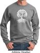 Yoga White Celtic Tree Sweatshirt