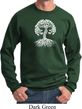 Yoga White Celtic Tree Sweatshirt