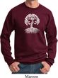 Yoga White Celtic Tree Sweatshirt