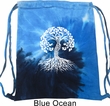 Yoga White Celtic Tree Tie Dye Bag