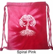Yoga White Celtic Tree Tie Dye Bag