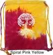 Yoga White Celtic Tree Tie Dye Bag
