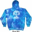 Yoga White Celtic Tree Tie Dye Hoodie