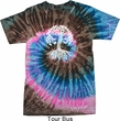 Yoga White Celtic Tree Tie Dye Shirt