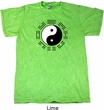 Yoga Yin Yang Trigrams Mineral Tie Dye Shirt