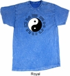 Yoga Yin Yang Trigrams Mineral Tie Dye Shirt