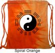 Yoga Yin Yang Trigrams Tie Dye Bag