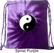 Yoga Yin Yang Trigrams Tie Dye Bag