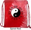 Yoga Yin Yang Trigrams Tie Dye Bag