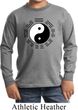 Yoga Ying Yang Trigrams Kids Long Sleeve Shirt