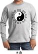 Yoga Ying Yang Trigrams Kids Long Sleeve Shirt