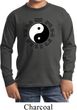 Yoga Ying Yang Trigrams Kids Long Sleeve Shirt