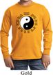Yoga Ying Yang Trigrams Kids Long Sleeve Shirt