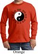 Yoga Ying Yang Trigrams Kids Long Sleeve Shirt