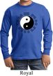 Yoga Ying Yang Trigrams Kids Long Sleeve Shirt