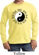 Yoga Ying Yang Trigrams Kids Long Sleeve Shirt