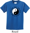 Yoga Ying Yang Trigrams Kids Shirt