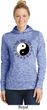 Yoga Ying Yang Trigrams Ladies Dry Wicking Hoodie