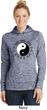 Yoga Ying Yang Trigrams Ladies Dry Wicking Hoodie