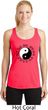 Yoga Ying Yang Trigrams Ladies Dry Wicking Racerback Tank Top