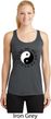Yoga Ying Yang Trigrams Ladies Dry Wicking Racerback Tank Top