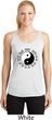 Yoga Ying Yang Trigrams Ladies Dry Wicking Racerback Tank Top