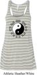 Yoga Ying Yang Trigrams Ladies Flowy Racerback Tanktop