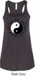 Yoga Ying Yang Trigrams Ladies Flowy Racerback Tanktop
