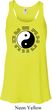 Yoga Ying Yang Trigrams Ladies Flowy Racerback Tanktop