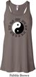Yoga Ying Yang Trigrams Ladies Flowy Racerback Tanktop