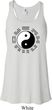 Yoga Ying Yang Trigrams Ladies Flowy Racerback Tanktop