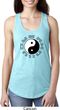 Yoga Ying Yang Trigrams Ladies Ideal Tank Top
