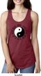 Yoga Ying Yang Trigrams Ladies Ideal Tank Top