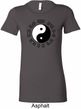 Yoga Ying Yang Trigrams Ladies Longer Length Shirt