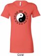 Yoga Ying Yang Trigrams Ladies Longer Length Shirt