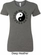 Yoga Ying Yang Trigrams Ladies Longer Length Shirt