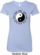 Yoga Ying Yang Trigrams Ladies Longer Length Shirt