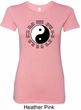 Yoga Ying Yang Trigrams Ladies Longer Length Shirt