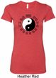 Yoga Ying Yang Trigrams Ladies Longer Length Shirt