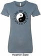 Yoga Ying Yang Trigrams Ladies Longer Length Shirt