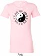 Yoga Ying Yang Trigrams Ladies Longer Length Shirt