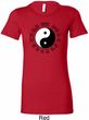 Yoga Ying Yang Trigrams Ladies Longer Length Shirt