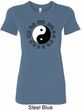 Yoga Ying Yang Trigrams Ladies Longer Length Shirt