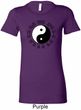 Yoga Ying Yang Trigrams Ladies Longer Length Shirt